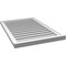 Ekena Millwork Vertical Surface Mount PVC Gable Vent: Functional, w/ 2"W x 2"P Brickmould Sill Frame, 24"W x 36"H GVPVE24X3603SF - alternate 3